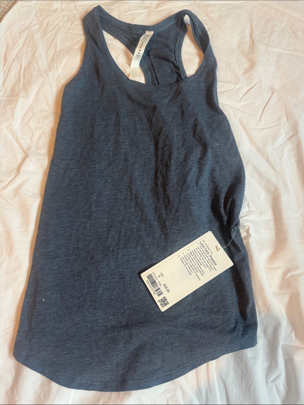 Love tank pleated